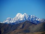 17 Phurbi Chyachu From Tong La Phurbi Chyachu (6637m) lies to the north of Nyalam, seen from the Tong La on the road to Tingri. Phurbi Chyachu was first climbed on May 1, 1982 by Shintaro Kurokawa, Fumihito Ogawa, Hiromitsu Okamoto, Takashi Shingaki, Hajime Takigami, Ang Phuri Lama, Pemba Lama Sherpa on a Japanese-Nepali expedition.